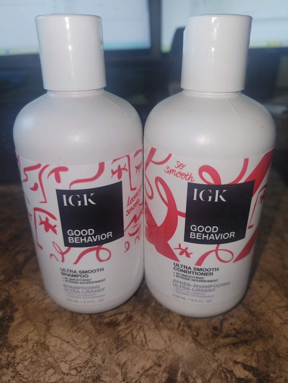 IGK GOOD BEHAVIOR Ultra Smooth Shampoo And Conditioner